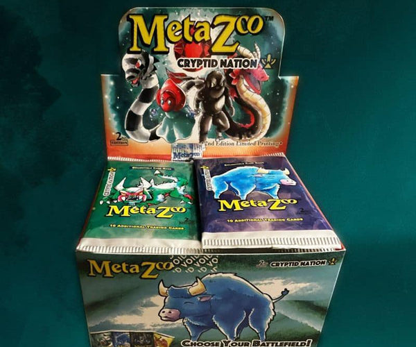 kickstarter metazoo booster box TCG: Cryptid Nation - Wilderness MetaZoo Trading Card Game Cryptid