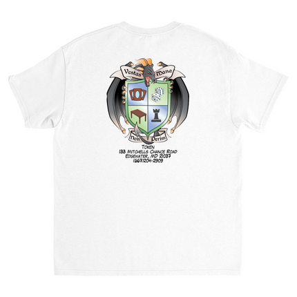 Youth Token T-shirt black font