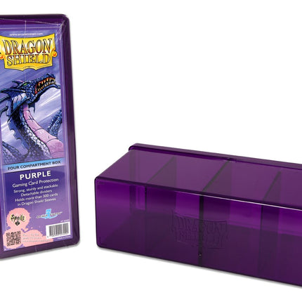 Dragon Shield Four Compartment Box – Purple