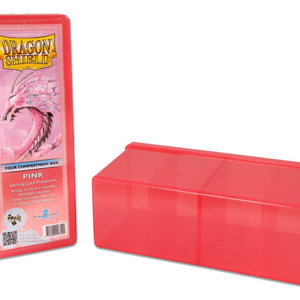 Dragon Shield Four Compartment Box – Pink
