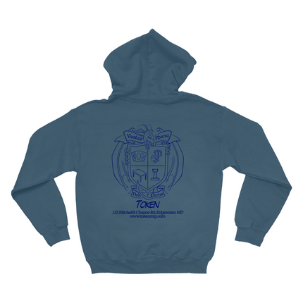 Lavender/Blue Print Hoodie