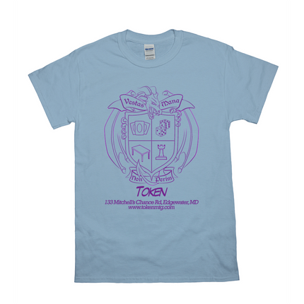 Lavender Print Token Shirt