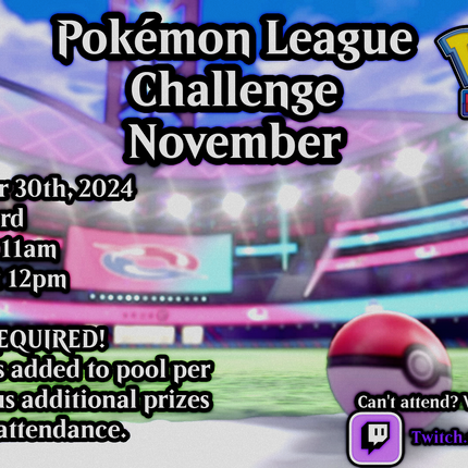 Pokémon League Challenge - November 2024