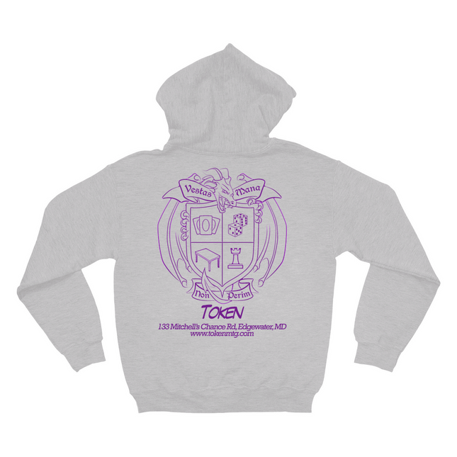 Lavender/Blue Print Hoodie