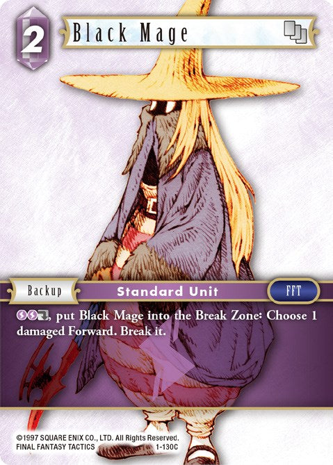 Black Mage (Female Unit) [Opus I] – TokenMTG
