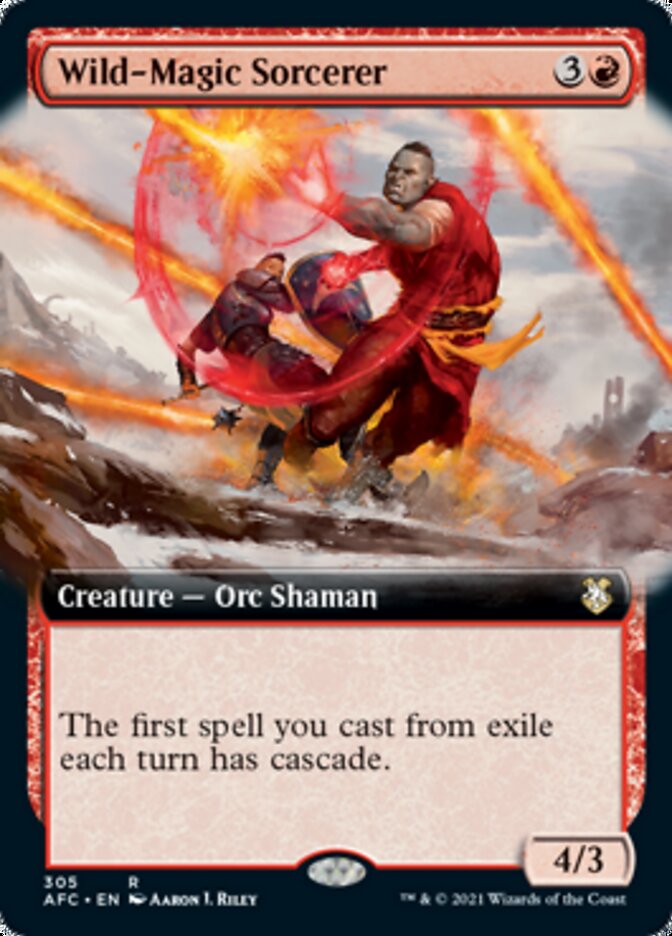 Wild-Magic Sorcerer (Extended Art) [Dungeons & Dragons: Adventures in TokenMTG Wild-Magic Sorcerer (Extended Art) [Dungeons & Dragons: Adventures in TokenMTG