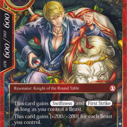 Ywain, Knight of Lions (Memoria026) [Alice Origin Memoria Cards]