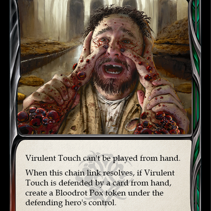 Virulent Touch (Red) [OUT168] (Outsiders)  Rainbow Foil