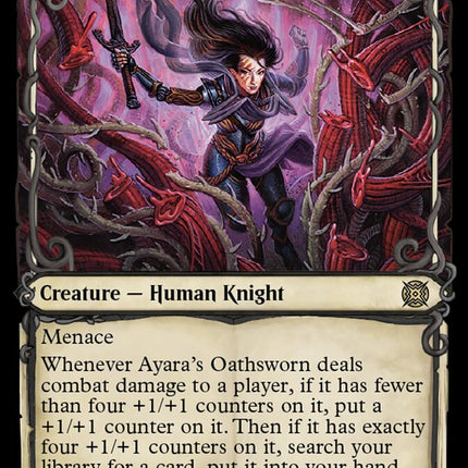 Ayara's Oathsworn (Showcase Halo Foil) [March of the Machine: The Aftermath]