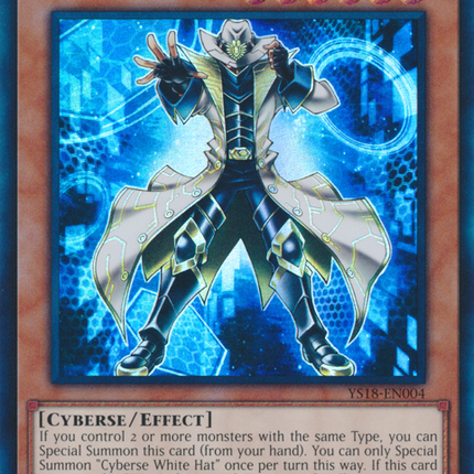 Cyberse White Hat [YS18-EN004] Ultra Rare