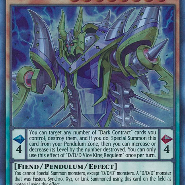 D/D/D Vice King Requiem [GFP2-EN002] Ultra Rare