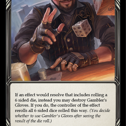 Gambler's Gloves [CRU179] (Crucible of War)  1st Edition Normal