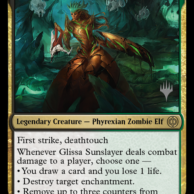 Glissa Sunslayer (Promo Pack) [Phyrexia: All Will Be One Promos]