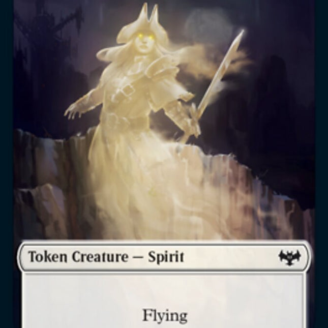 Spirit (002) // Copy Double-Sided Token [Innistrad: Crimson Vow Tokens]