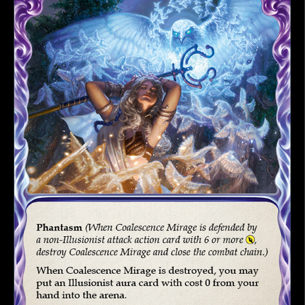 Coalescence Mirage (Red) [EVR144] (Everfest)  1st Edition Rainbow Foil
