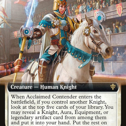 Acclaimed Contender (Extended Art) [Throne of Eldraine]