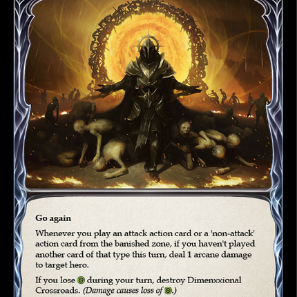 Dimenxxional Crossroads [MON157-RF] (Monarch)  1st Edition Rainbow Foil