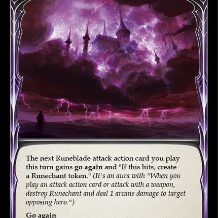 Mauvrion Skies (Blue) [CRU147] (Crucible of War)  1st Edition Normal