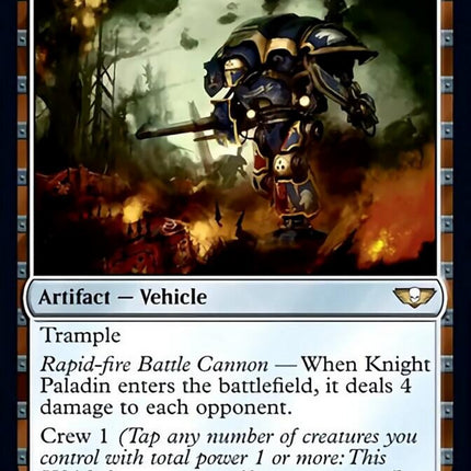 Knight Paladin (Surge Foil) [Warhammer 40,000]