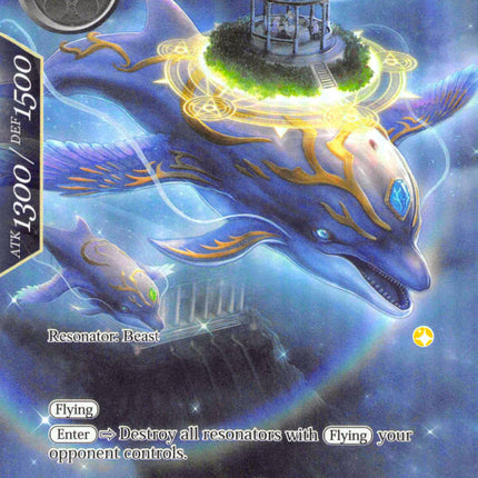 Delphinius, Flying Giant Beast in the Sky (Full Art) (AOA-006) [Awakening of the Ancients]