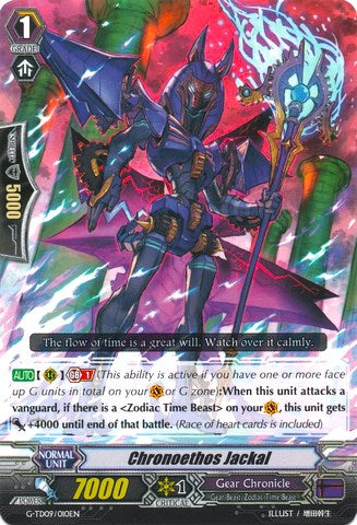 Chronoethos Jackal (G-TD09/010EN) [True Zodiac Time Beasts]