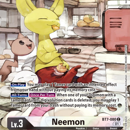 Neemon [BT7-080] (2nd Anniversary Frontier Card) [Next Adventure Promos]