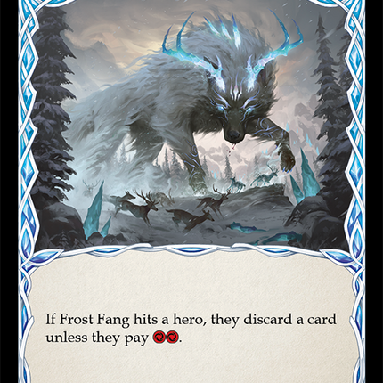 Frost Fang (Yellow) [ELE149] (Tales of Aria)  1st Edition Rainbow Foil