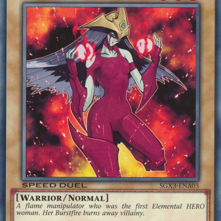 Elemental HERO Burstinatrix [SGX3-ENA03] Common