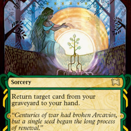 Regrowth (Foil Etched) [Strixhaven: School of Mages Mystical Archive]
