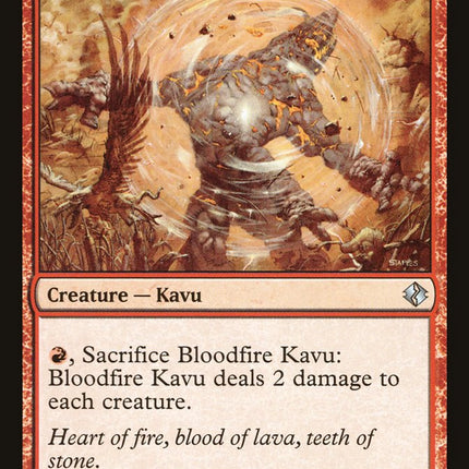 Bloodfire Kavu [Duel Decks: Venser vs. Koth]