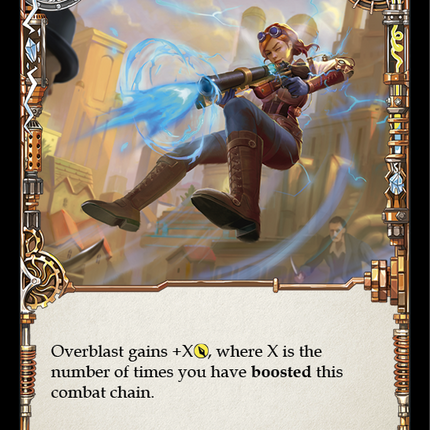 Overblast (Blue) [CRU114] (Crucible of War)  1st Edition Normal