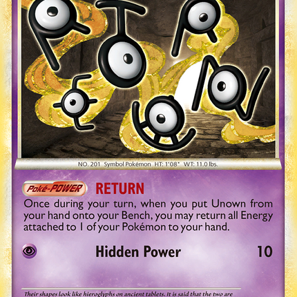 Unown (54/123) [HeartGold & SoulSilver: Base Set]