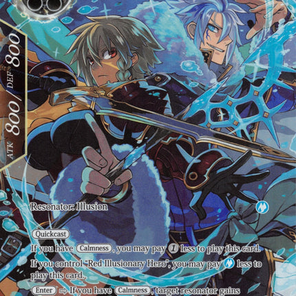 Blue Illusionary Hero (Full Art) (AO3-030) [Alice Origin III]