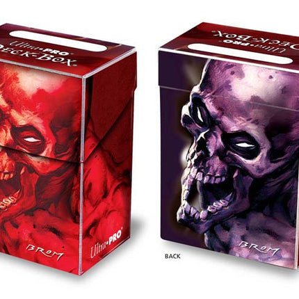 Ultra PRO: Deck Box - Brom (Red and Purple Skulls)