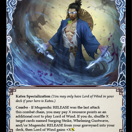 Lord of Wind [WTR081-M] (Welcome to Rathe)  Alpha Print Normal