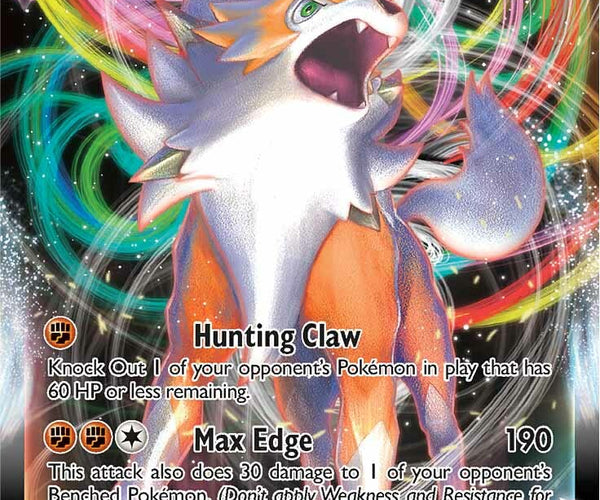 pokemon cards lycanroc dusk form Lycanroc (166/159) [Scarlet & Violet: Journey Together] main image 0