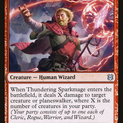 Thundering Sparkmage [Zendikar Rising]