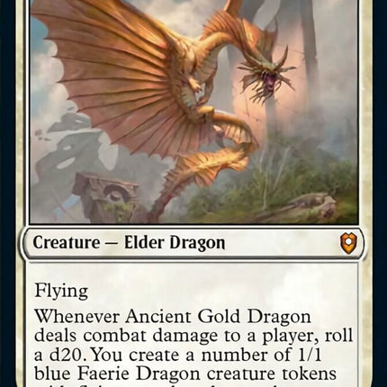 Ancient Gold Dragon [Commander Legends: Battle for Baldur's Gate]