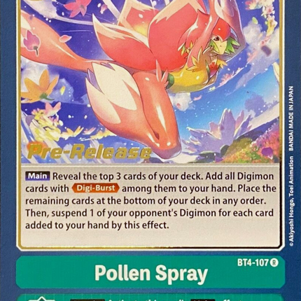 Pollen Spray [BT4-107] [Great Legend Pre-Release Promos]
