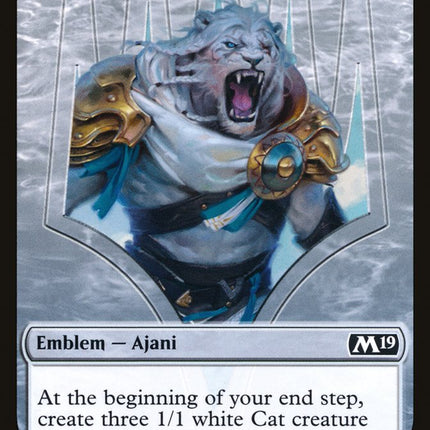 Ajani, Adversary of Tyrants Emblem [Core Set 2019 Tokens]
