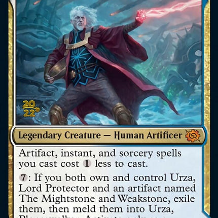 mtg urza planeswalker card Urza, Lord Protector [The Brothers' War Prerelease Promos] – TokenMTG