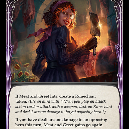 Meat and Greet (Yellow) [U-CRU152] (Crucible of War Unlimited)  Unlimited Normal