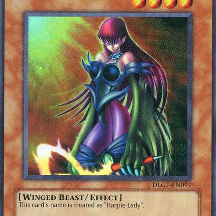 Cyber Harpie Lady [DLG1-EN097] Super Rare – TokenMTG