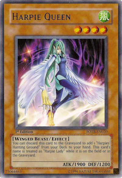 Harpie Queen [FOTB-EN020] Rare – TokenMTG