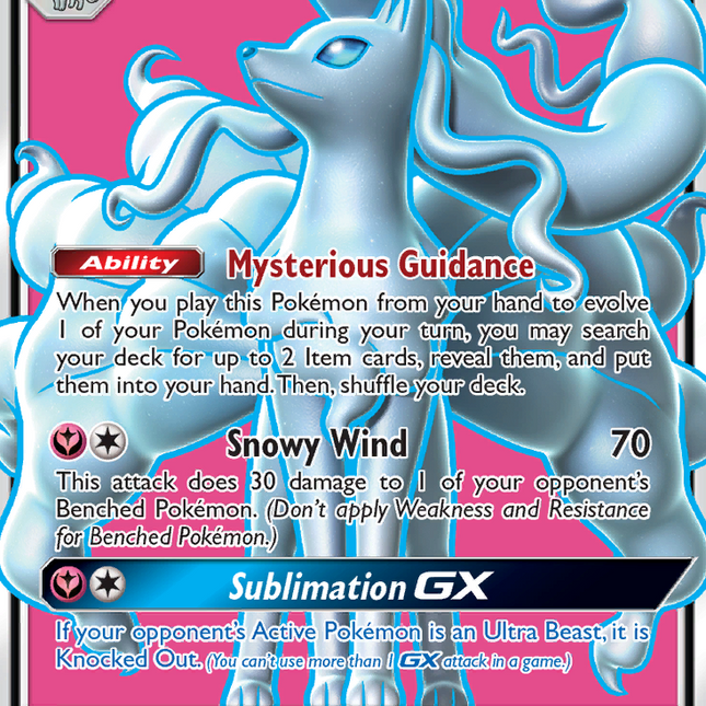 Alolan Ninetales GX (205/214) [Sun & Moon: Lost Thunder]