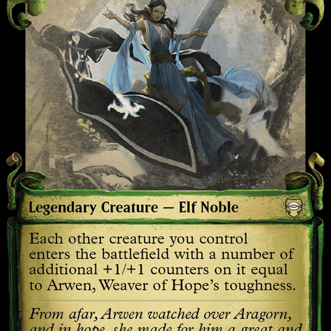 Arwen, Weaver of Hope [The Lord of the Rings: Tales of Middle-Earth Commander Showcase Scrolls]