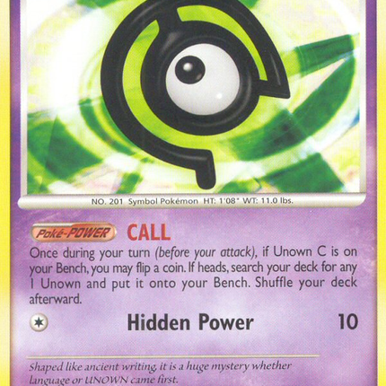 Unown C (67/130) [Diamond & Pearl: Base Set]