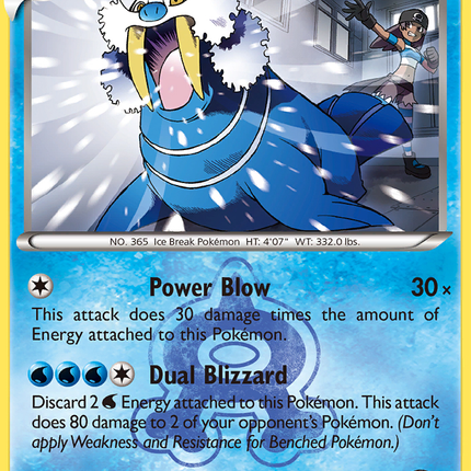 Team Aqua's Walrein (5/34) [XY: Double Crisis]