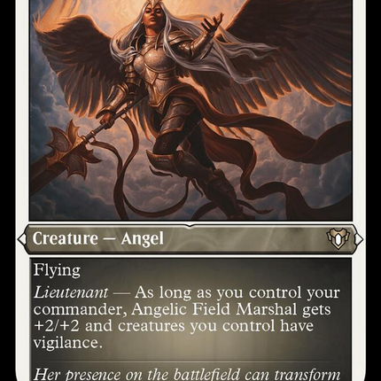 Angelic Field Marshal (Foil Etched) [Commander Masters]