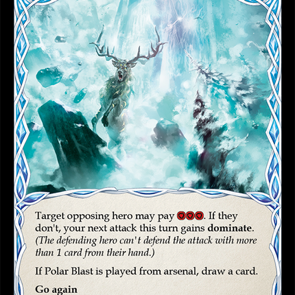 Polar Blast (Red) [ELE166] (Tales of Aria)  1st Edition Rainbow Foil